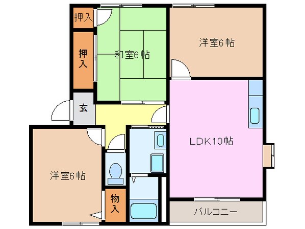 アドザックス桃山の物件間取画像